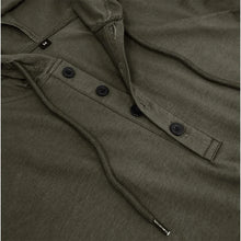 Men's Short-sleeved T-shirts for Sports and Fitness American-style Henley Shirt Hooded Top