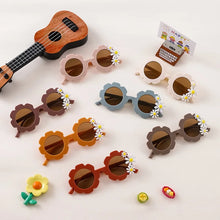 Korean 2024 New Children Sunglasses Daisy Round Cute Sun Glasses Boys Girls Ultraviolet-Proof Baby Sunglasses Lovely Eyeglass