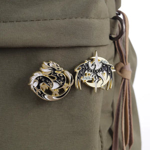 Dragon Birds Animals Enamel Pin Lapel Metal Gifts Backpack Hat Friends Brooch Badge Jewelry Accessories Wholesale