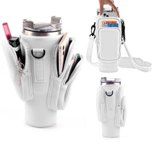 1pc Crossbody Bag Insulated Water Bottle Cover Sleeve for Stanley Cup Anti-fall 30oz/40oz Tumbler Protective Carrier Pouch Strap