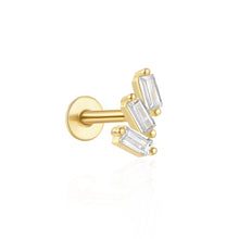 CANNER 1PC Real 925 Silver Stud Earring Small Zircon Earrings For Women Ear Bone Nail Lip Piercing Body Wedding Gifts Jewelry