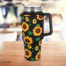 Reusable Neoprene Insulated Sleeves Cup Holder Idea for 40oz Tumbler Cup with Handle(Only Cup Sleeves)