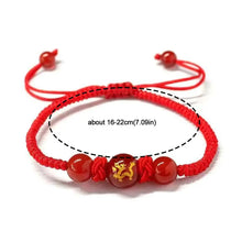 Chinese Style Dragon Bracelet 2024 Dragon Year Lucky Red Rope Bracelet Xmas Near Year Gift