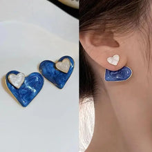 925 Silver Needle Korean Fashion Colorful Cube Crystal Earrings For Women Jewelry 2024 Trending New Sweet Zircon Stud Earrings