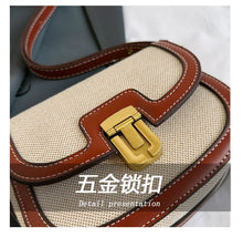 2025 New! Korean Minimalist Color - Block Single - Shoulder Crossbody Bag, Retro Saddle Style, Versatile Underarm Tote