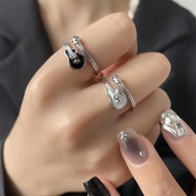 Korean Guitar Ring Adjustable Opening Jewelry Accessories Gift