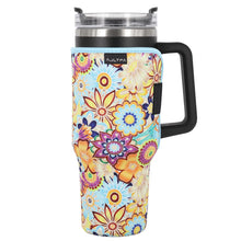 Reusable Neoprene Insulated Sleeves Cup Holder Idea for 40oz Tumbler Cup with Handle(Only Cup Sleeves)