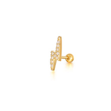 CANNER 1PC Real 925 Silver Stud Earring Small Zircon Earrings For Women Ear Bone Nail Lip Piercing Body Wedding Gifts Jewelry