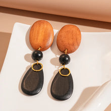 European and American Geometric Oval Water Drop Earring for Women Retro Fashion Temperament Drop Earrings Large Girl Jewelry