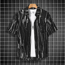 Stay Cool in Style Short Sleeve Men's Shirt Add Some Edge To Your Look with Our Short Sleeve Black Shirt for Men