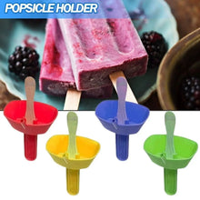 Dirtiness Free Anti-drip Tray Double Popsicle Protectors Drip Proof Popsicle Holder Anti-flow Ice Pop Guard Ice Cream Bracket