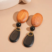 European and American Geometric Oval Water Drop Earring for Women Retro Fashion Temperament Drop Earrings Large Girl Jewelry