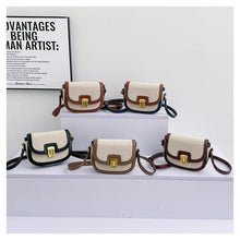 2025 New! Korean Minimalist Color - Block Single - Shoulder Crossbody Bag, Retro Saddle Style, Versatile Underarm Tote