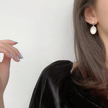 Sweet Opal Water Drop Irregular Round Oval Geometry Dangle Earring for Women Personality Simple Jewelry Wholesale Christmas Gift