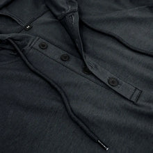 Men's Short-sleeved T-shirts for Sports and Fitness American-style Henley Shirt Hooded Top