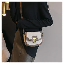 2025 New! Korean Minimalist Color - Block Single - Shoulder Crossbody Bag, Retro Saddle Style, Versatile Underarm Tote