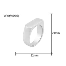 Korean Version Of Simple Rings For Men Women Punk Hip Hop Stainless Steel Biker Men Ring Fashion Simple Jewelry Gifts Wholesale