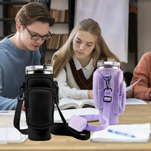 1pc Crossbody Bag Insulated Water Bottle Cover Sleeve for Stanley Cup Anti-fall 30oz/40oz Tumbler Protective Carrier Pouch Strap