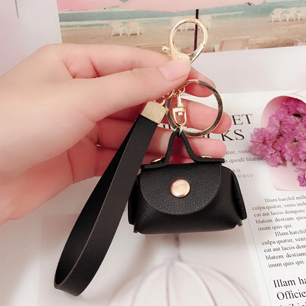 Gifts Korean Lovely Car Accessories Creative Purse Pendant Keyring Bag Keychains Mini Bag