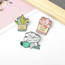 Badge Pin Jewelry Accessories Travel Commemorative Gardening Badge Lapel Pin Lapel Brooch Brooches Pin Plant Brooch Enamel Pin