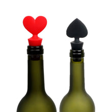 Wine Beer Bottle Stopper Creative Silicone Bar Tools Red Heart Cork Drink Sealer Plug Bar Seal Red Wine Stopper Kitchen Bar Tool