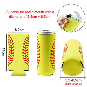 Portable Beer Sleeve Water Bottle Cover Neoprene Durable Insulator Sleeve BagCase Camping Can Cup Soda Cover Drink Cooler