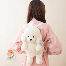 ZU Kawaii Plush Backpacks Stuffed Animal Teddy Dog Poodle Bear Bags Cute Children Teenager Gifts Soft School Backpack