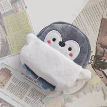 Plush Grey Small Whales Coin Purse Cute Zipper Women's Coin Wallet Shark Shape Girls Earphone Money Storage Bag Key Bag Purse