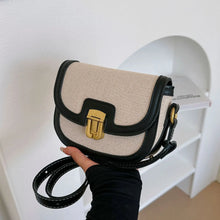 2025 New! Korean Minimalist Color - Block Single - Shoulder Crossbody Bag, Retro Saddle Style, Versatile Underarm Tote