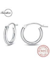 Fansilver S925 Sterling Silver Hoop Earrings 14K Gold Plated Hoop Earrings Hypoallergenic Lightweight Earrings for Women Girls