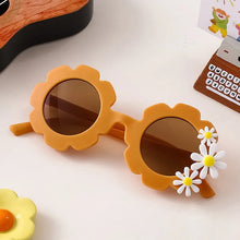 Korean 2024 New Children Sunglasses Daisy Round Cute Sun Glasses Boys Girls Ultraviolet-Proof Baby Sunglasses Lovely Eyeglass