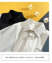 Men Short Sleeve Shirt Trendy Loose Casual Summer Thin Ice Silk Color Block Work Shirt