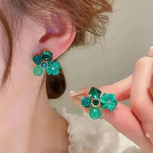 925 Silver Needle Korean Fashion Colorful Cube Crystal Earrings For Women Jewelry 2024 Trending New Sweet Zircon Stud Earrings