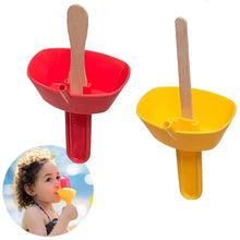 Dirtiness Free Anti-drip Tray Double Popsicle Protectors Drip Proof Popsicle Holder Anti-flow Ice Pop Guard Ice Cream Bracket