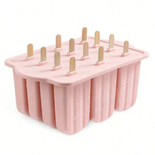 Popsicles Mold Reusable Easy-Release Silicone Homemade Maker Ice Pop Mold Trays with 50 Popsicle Sticks Summer Gifts