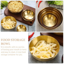 Bowl Large Metal Bowl Salad Bowl Japanese Soup Bowls Gold Home Soup Bowl Fruit Dish Round Metal Bowl Stainless Steel