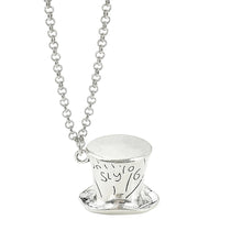 Alice in Wonderland Vintage Hat Pendant Link Chain Necklace Alloy Pendant Jewelry Accesories For Women Jewelry Gift