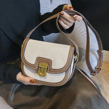 2025 New! Korean Minimalist Color - Block Single - Shoulder Crossbody Bag, Retro Saddle Style, Versatile Underarm Tote