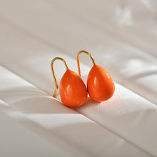 Color Drop Oil Earrings Simple Design with Light Luxury High Sense of Women's Accessories Drop Ear Accessories Wholesale