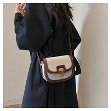 2025 New! Korean Minimalist Color - Block Single - Shoulder Crossbody Bag, Retro Saddle Style, Versatile Underarm Tote