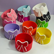 Cute Bow Silicone Boot Bottom Sleeve Cover for Stanley Tumbler Cup Protection Case 10mm Straw Covers Cap For Stanley Cup