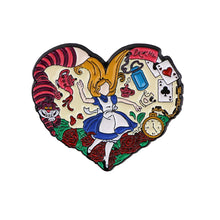 Alice in Wonderland Badges Lapel Pins for Backpacks Cute Enamel Pin Pines Brooches for Women Fashion Jewelry Accessories Gifts