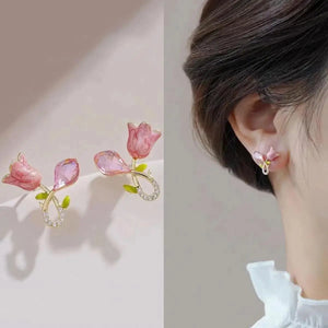 925 Silver Needle Korean Fashion Colorful Cube Crystal Earrings For Women Jewelry 2024 Trending New Sweet Zircon Stud Earrings