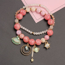 Korean star white shell girl bracelet for women multi-element shell pendant beaded bracelets Jewelry for women