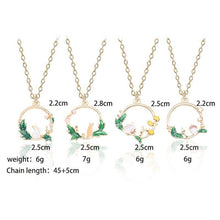 Exquisite Cute Animal Necklace Women Girl Rabbit Carrot Squirrel Pine Cone Beautiful Pendant Drop Oil Alloy Party Jewelry Gift