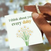 Huitan Korean Fashion Little Daisy Rings for Women Fresh Style Daily Wear Girls Accessories Fancy Ring Gift Statement Jewelry