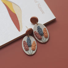 Handmade Crafts Molded Irregular Floral All Season Multi Colors Shapes Polymer Clay Pattern Earring Dangle Sets Women Jewelry