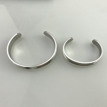 MYLONGINGCHARM 5pcs Open Cuff Bangles basic Stainless Steel Bracelet findings  Bracelet for Women  Child