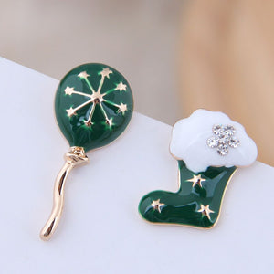 new Korean Gold Color Enamel Poker Stud Earrings For Women clock earrings 2018 brincos wholesale