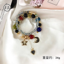 Bohemian Style bracelet for women String Multi-element Natural Stone Crystal Beaded bracelet on hand accessories charm jewelry